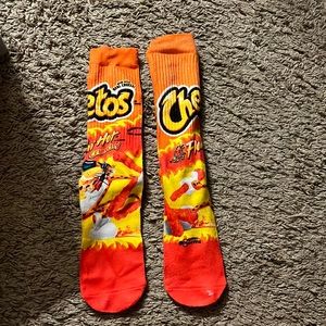 Cheeto Socks